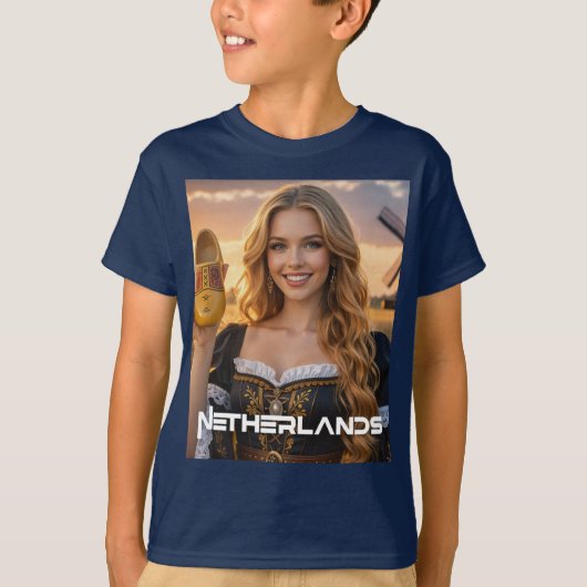 NEDERLAND - NEDERLANDS T-SHIRT (Voorkant)