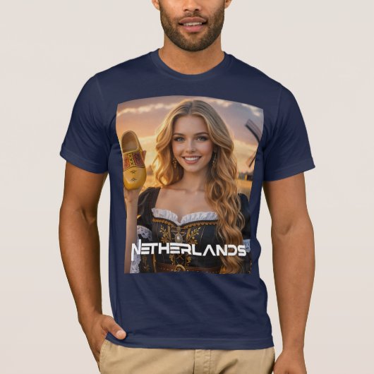 NEDERLAND - NEDERLANDS T-SHIRT (Voorkant)