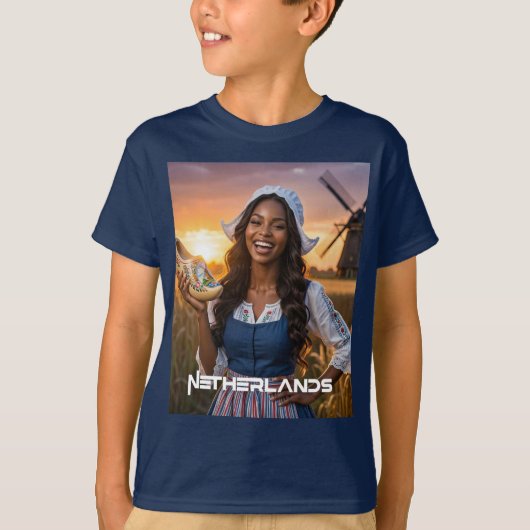 NEDERLAND - NEDERLANDS T-SHIRT (Voorkant)