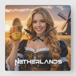 NEDERLAND - NEDERLANDS VIERKANTE KLOK