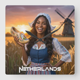 NEDERLAND - NEDERLANDS VIERKANTE KLOK