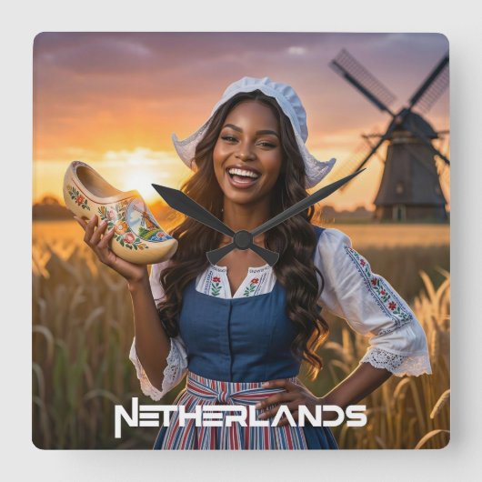 NEDERLAND - NEDERLANDS VIERKANTE KLOK (Voorkant)