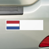 Nederland - Nederlandse vlag Bumpersticker (Op auto)