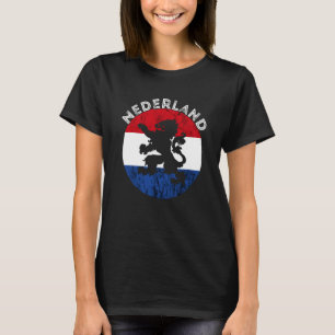 Nederland Nederlandse vlag Emblem T-shirt