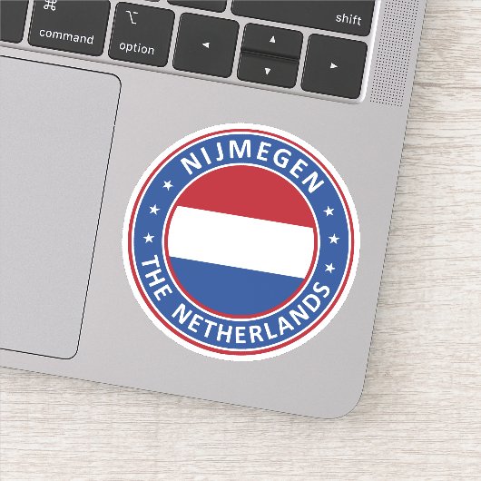 Nederland, Nijmegen Sticker (Detail)