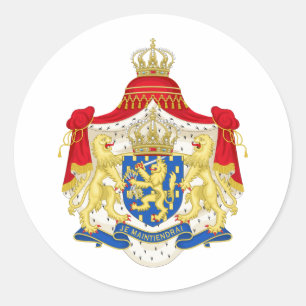 Nederland NL Ronde Sticker