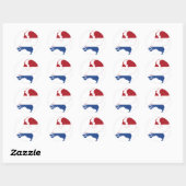 Nederland NL Ronde Sticker (Vel)