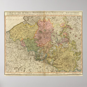 Nederland of Lage Landen Poster
