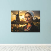 NEDERLAND - OLIEVERF - AI CANVAS AFDRUK (Insitu (Houten vloer))