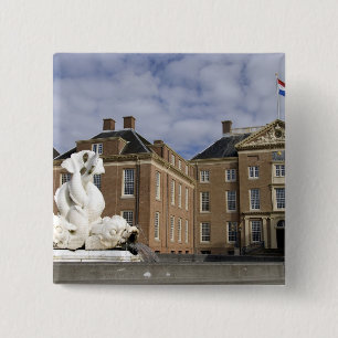 Nederland (ook bekend als Holland), Apeldoorn nabi Vierkante Button 5,1 Cm
