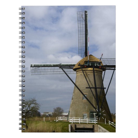 Nederland (ook bekend als Holland), Kinderdijk. 19 Notitieboek (Voorkant)