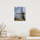 Nederland (ook bekend als Holland), Kinderdijk. 19 Poster (Keuken)