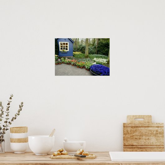 Nederland (ook bekend als Holland), Lisse. Keukenh Poster (Keuken)