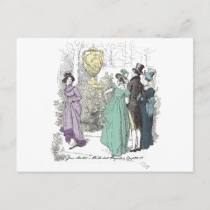 Nederland pad - Jane Austen Pride & Prejudice Briefkaart