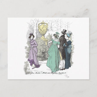 Nederland pad - Jane Austen Pride & Prejudice Briefkaart
