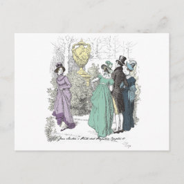 Nederland pad - Jane Austen Pride & Prejudice Briefkaart