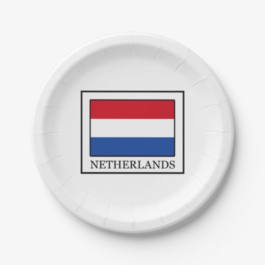 Nederland Papieren Bordje (Voorkant)