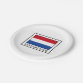 Nederland Papieren Bordje (Gekanteld)