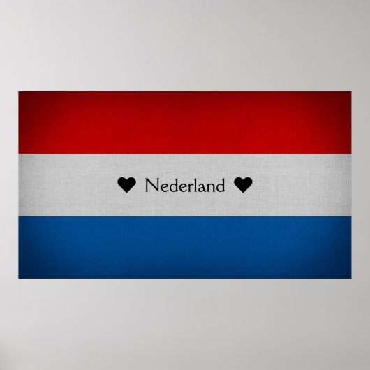 & Nederland Poster (Voorkant)