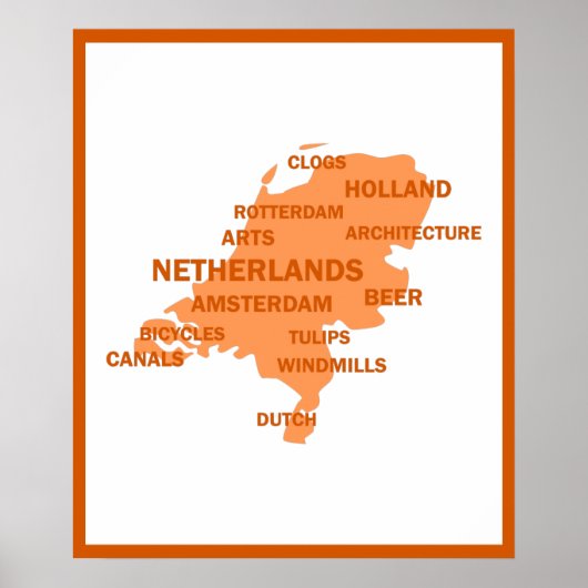Nederland Poster (Voorkant)