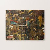 Nederland Proverb Pieter Bruegel Ouder Legpuzzel (Horizontaal)