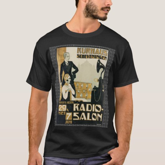  Nederland Radio Salon 1920s T-shirt (Voorkant)