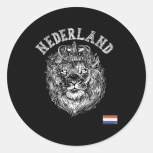 Nederland Reto Nederland Leeuw Holland Nederlandse Ronde Sticker