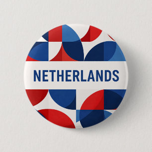 Nederland Ronde Button 5,7 Cm