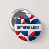 Nederland Ronde Button 5,7 Cm (Voorkant /achterkant)