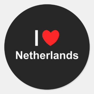 Nederland Ronde Sticker