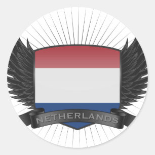 NEDERLAND RONDE STICKER