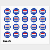 Nederland Ronde Sticker (Vel)