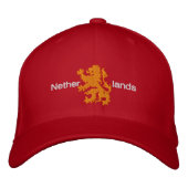 Nederland Rood en Sinaasappel Rampant Lion Pet (Voorkant)