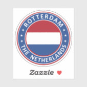 Nederland, Rotterdam Sticker (Vel)