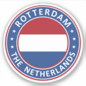 Nederland, Rotterdam Sticker (Voorkant)