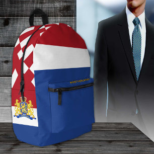Nederland rugzak, patriottisch, Nederlandse Vlag Bedrukte Rugzak