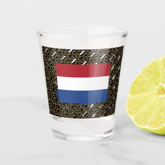 NEDERLAND SHOT GLAS (Voorkant)