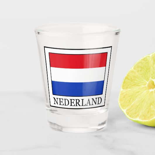 Nederland Shot Glas (Voorkant)
