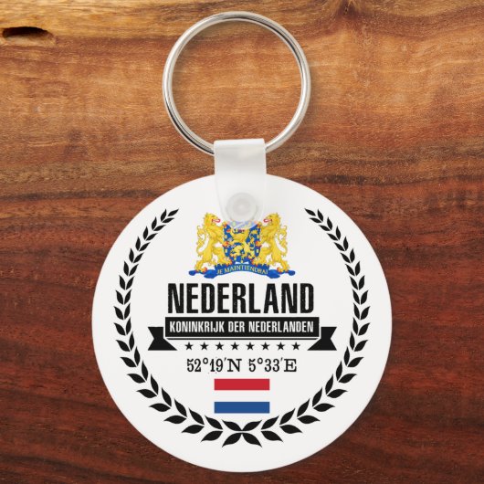Nederland Sleutelhanger (Voorkant)
