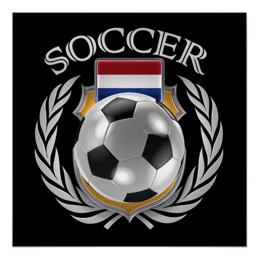 Nederland Soccer 2016 Fan Gear Poster (Voorkant)