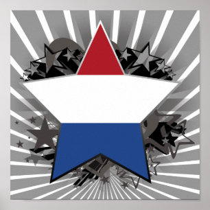 Nederland Star Poster