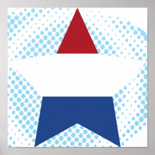 Nederland Star Poster