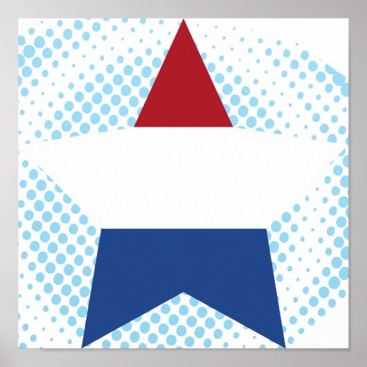 Nederland Star Poster (Voorkant)
