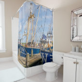 NEDERLAND - STAVOREN - MEDIA APRIL 2017: Docked Douchegordijn (In situ)