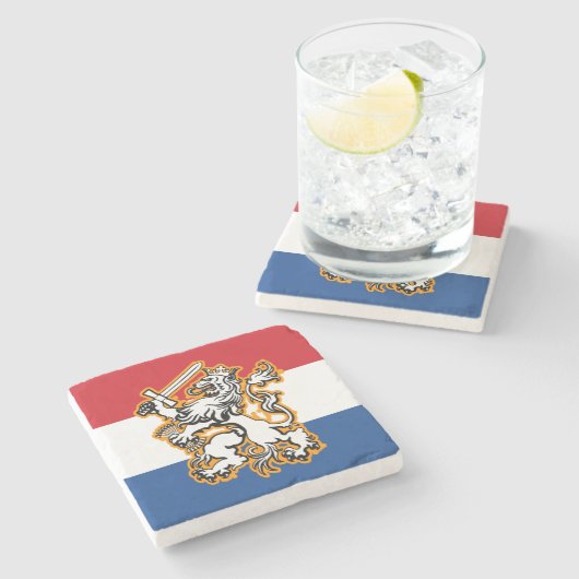 Nederland Stenen Onderzetter (Zijkant)