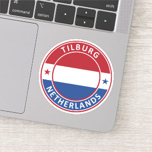 Nederland, Tilburg Sticker