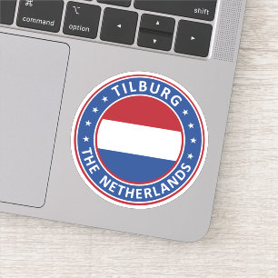 Nederland, Tilburg Sticker