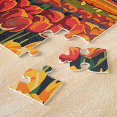 Nederland Travel Art Vintage Legpuzzel (Zijkant)