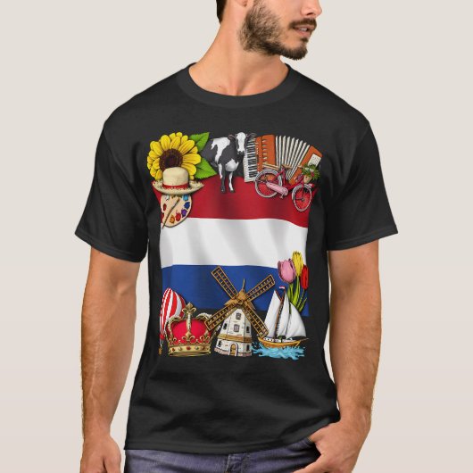 Nederland trots t-shirt (Voorkant)
