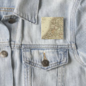 Nederland Vierkante Button 5,1 Cm (In situ)